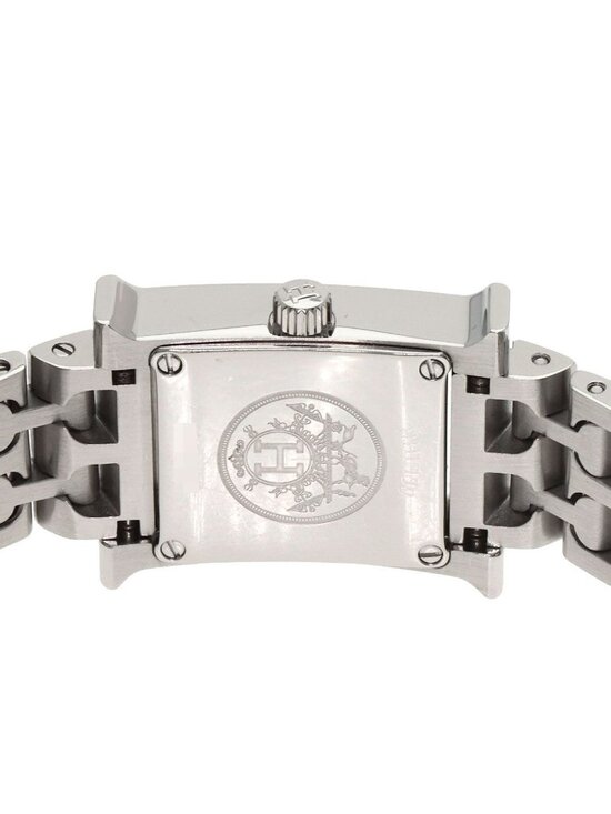 Hermes Watch Mini Diamond SS White Shell display picture 1